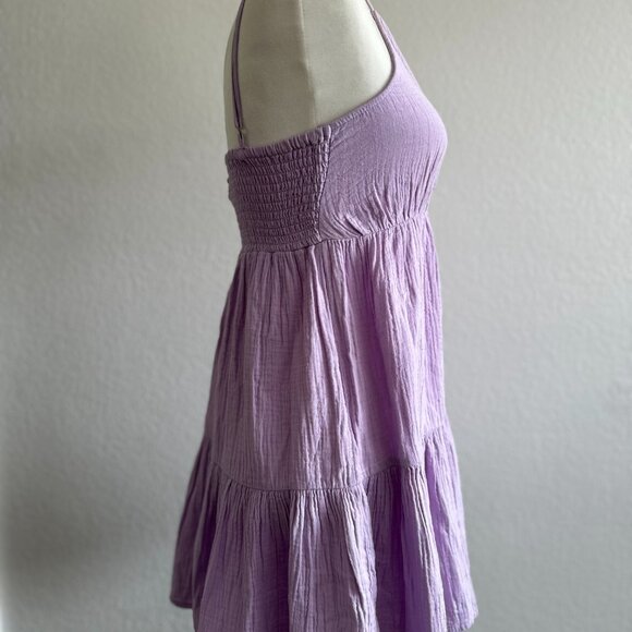 Billabong  Women's Wave After Wave Mini Dress - Small - Lilac - Picture 3 of 9